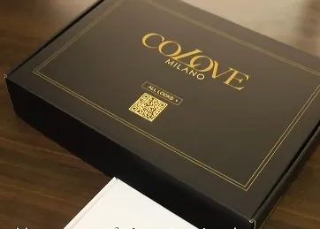 Custom Eco Friendly Color Printing Corrugated Carton Black Paper Packaging Shipping Box 