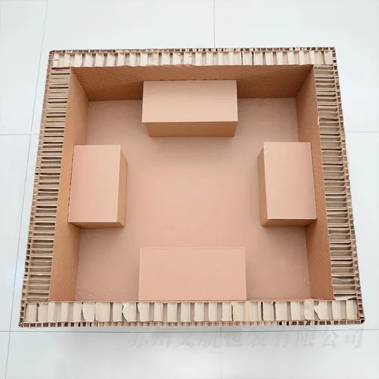 Customized Strong Heavy Kraft Honeycomb Cardboard Express Carrier Cartons with Plastic Corner Protectors 