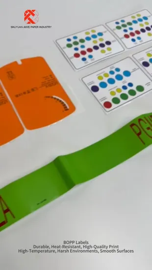 Laminated BOPP Labels, Tear