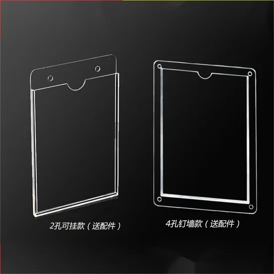 A4 Acrylic Card Slot Double