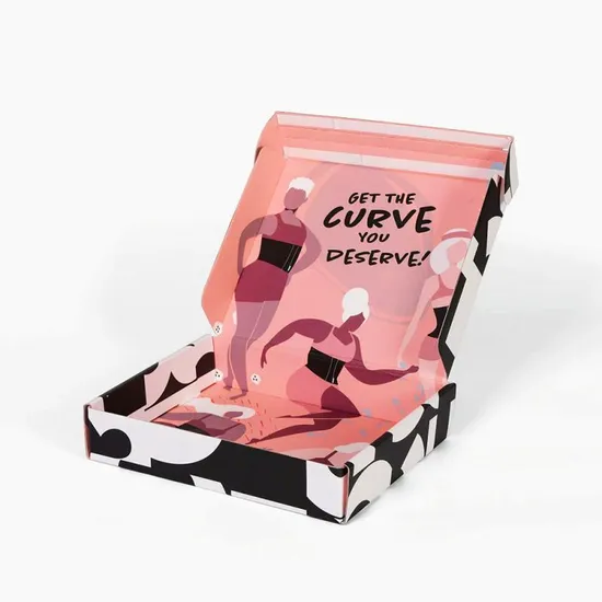 Foldable Corrugated Clothing Underwear Gift Paper Boxes Customized Sweaters Yoga Clothes Sea Transportation Packaging Paper Boxes 