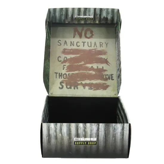 Heavy Corrugated Full Printing Moving Mail Box Mailing Black Shipping Cartons 