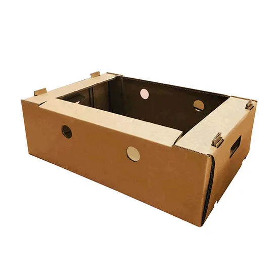 Collapsible Carton for Fish Storage Heavy Duty Waterproof Multilayer Paper Crate 