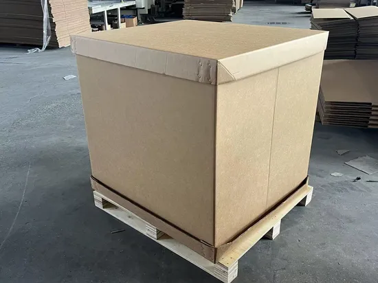 Custom Logo Printed One Set Large Heavy Duty Corrugated Cardboard Packaging Carton with Pallet 